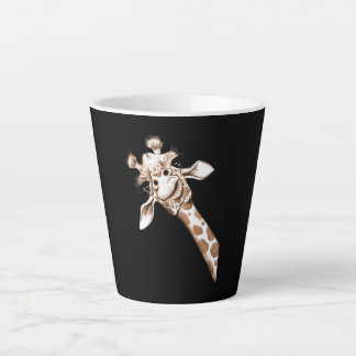 Curious Giraffe Funny Zoo Animal Costume Gift Latte Mug