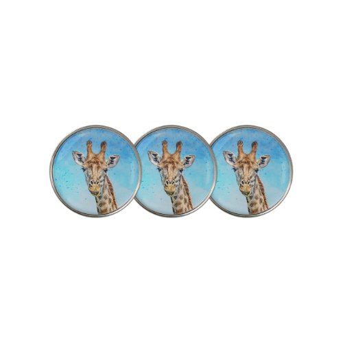 Curious Giraffe Golf Ball Marker