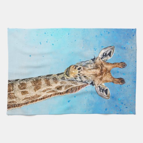 Curious Giraffe Kitchen Towel