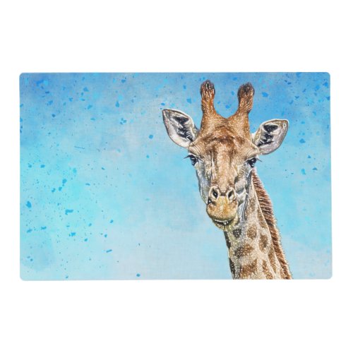 Curious Giraffe Placemat