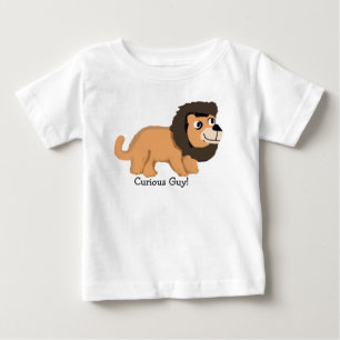 Curious Guy Lion Baby T-Shirt