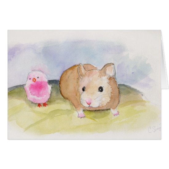 Curious Hamster Card
