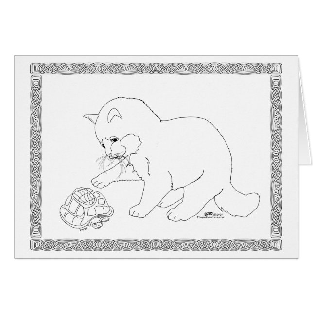Curious Kitty Cards (Front Horizontal)