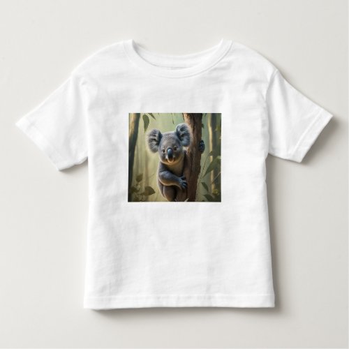 Curious Koala Toddler T_shirt