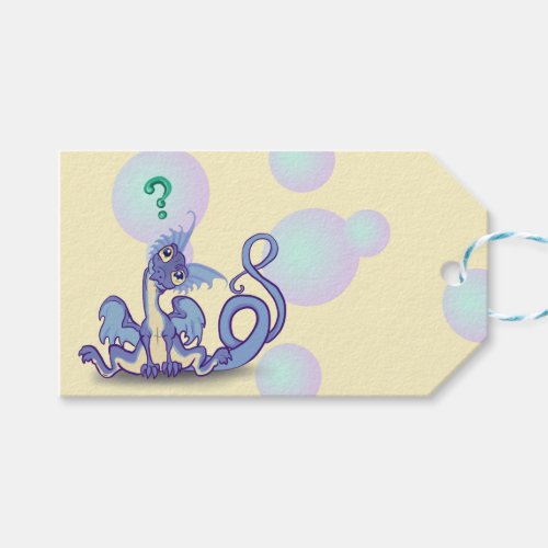 Curious Little Dragon Gift Tags