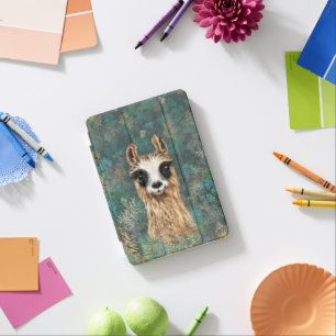 Curious Llama iPad Air Cover Gift - - Smile