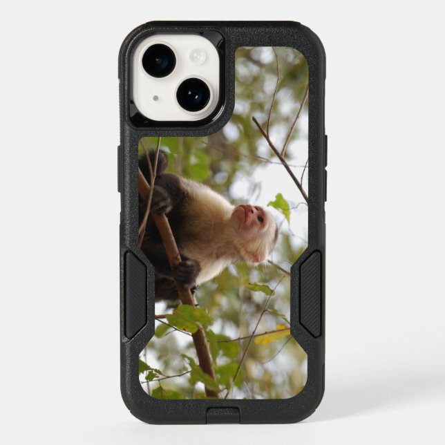 Curious Monkey, White Faced Capuchin Otterbox iPhone Case (Back)