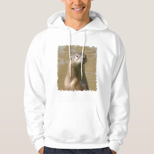 Curious Otter Hooded Sweatshirt (Front)