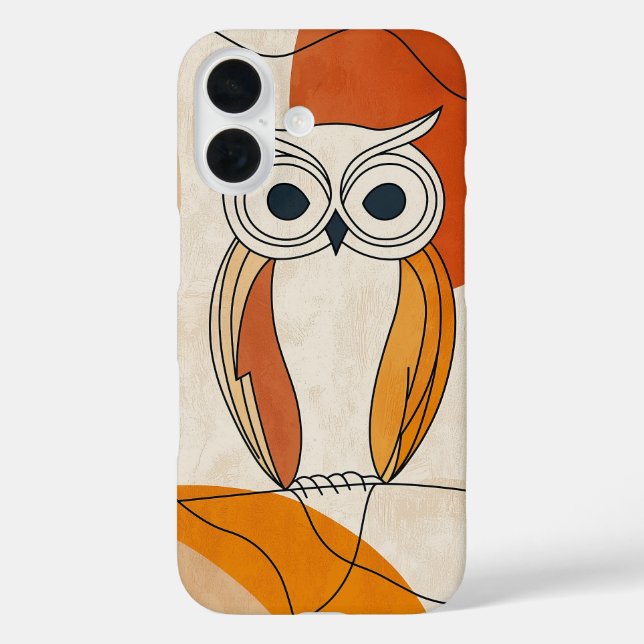 Curious Owl Look Case-Mate iPhone Case (Back)
