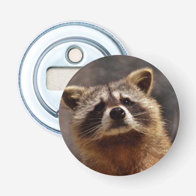 Curious Raccoon Bottle Opener (Front)