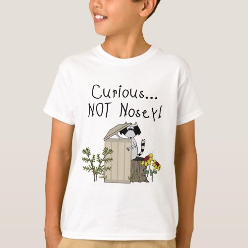Curious Raccoon T_Shirt