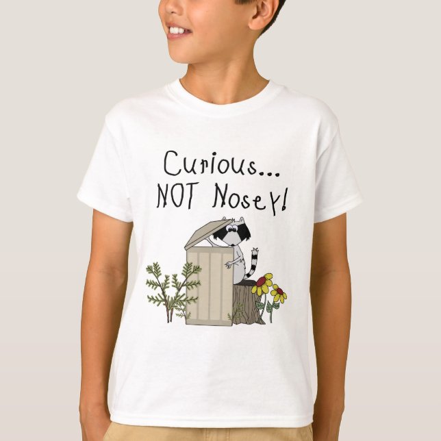 Curious Raccoon T-Shirt (Front)