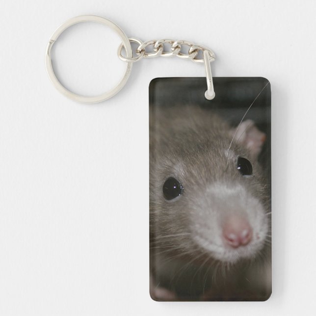 Curious Rat Keychain (Front)