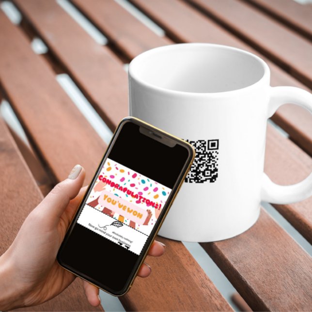  Curious? Scan the Barcode Mug – Funny & Customiza (Creator Uploaded)