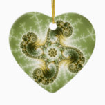 Curious Tentacles - Fractal Art Ceramic Ornament