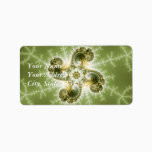 Curious Tentacles - Fractal Art Label