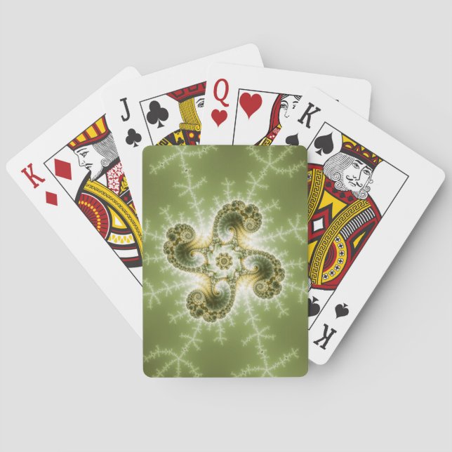 Curious Tentacles - Fractal Art Poker Cards (Back)