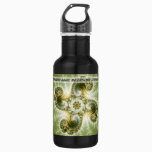 Curious Tentacles - Fractal Art Stainless Steel Water Bottle