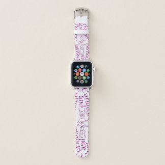 Curiouser and Curiouser Alice in Wonderland Quote Apple Watch Band