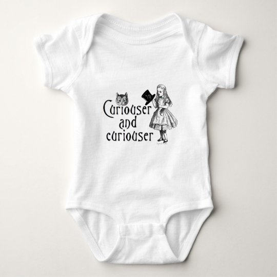 Curiouser and curiouser baby bodysuit