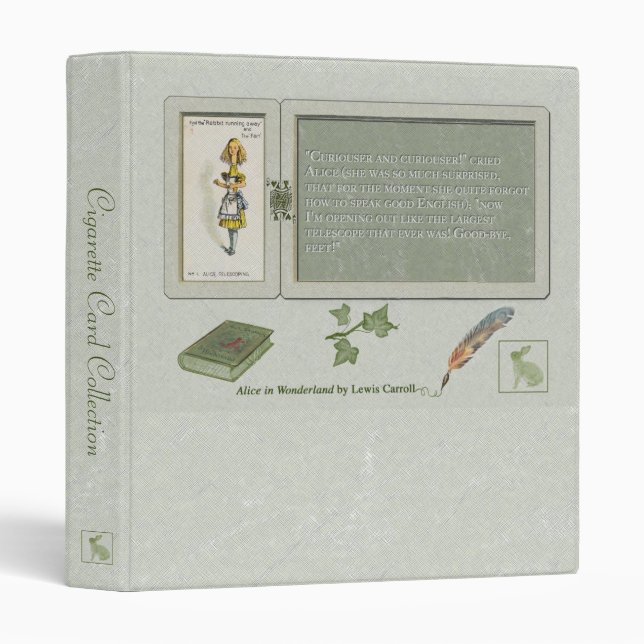 Curiouser and Curiouser Binder (Front/Spine)