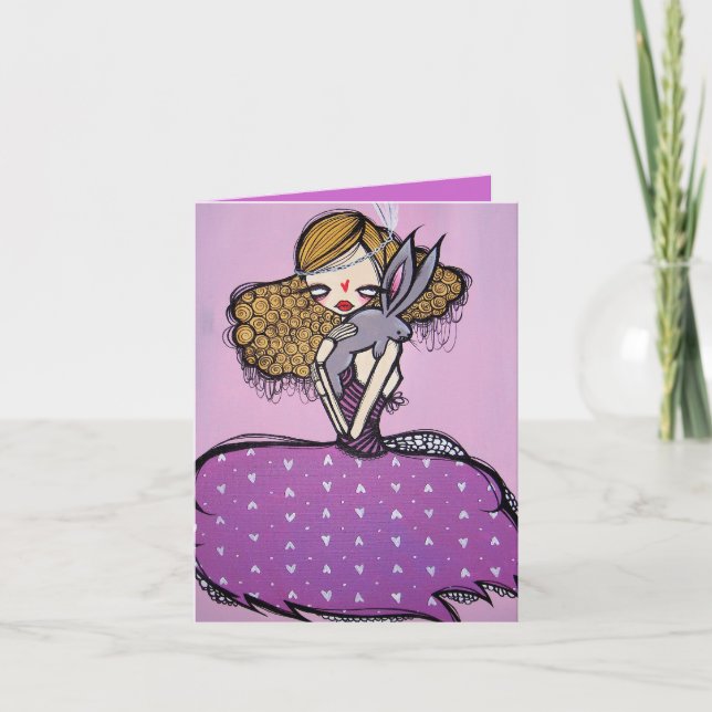 "Curiouser and curiouser!" Card (Front)