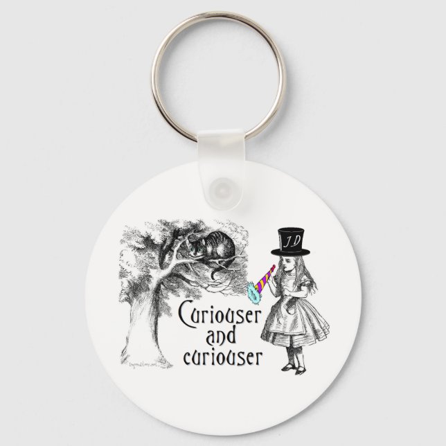 Curiouser Keychain (Front)