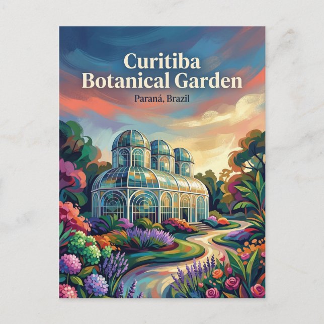 Curitiba Botanical Garden Brazil Postcard (Front)