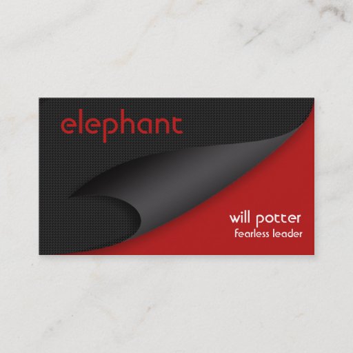 Customizable Curl Business Cards