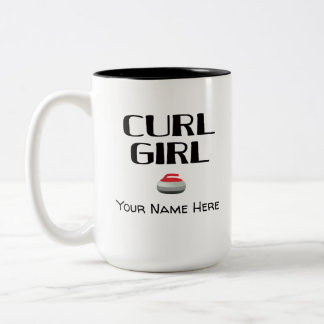 Curl Girl Curling Mug
