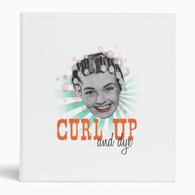 Curl Up and Dye Binder (Front)