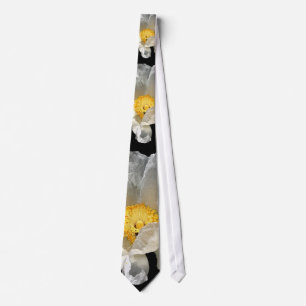 Curled Flower Tie