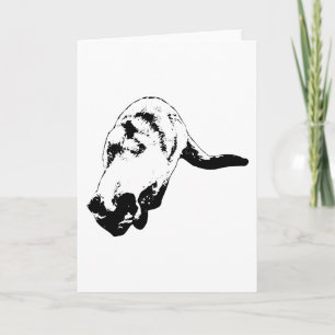 Curled Scene, Warm Thought Card