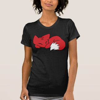 Curled Sleeping Fox T-Shirt