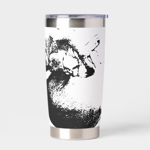 Curled Warmth in October Insulated Tumbler