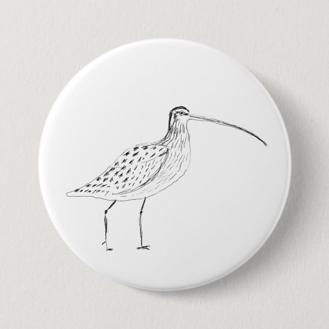 Curlew Badge Button (Front)