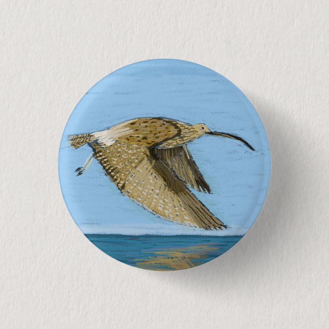Curlew Badge Button (Front)
