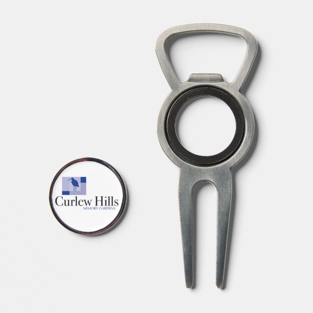 Curlew Divot Tool Bottle Opener with Magnetic Golf (Front (Open))