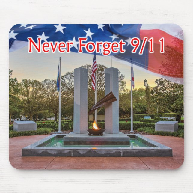 Curlew Hills 9/11 Memorial Square Mouse Pad (Front)