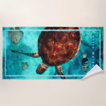 Curlew Turtle Beach Towel