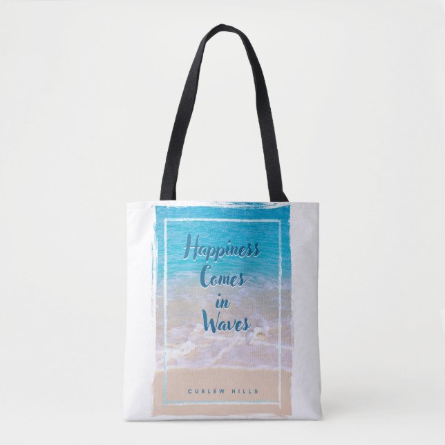 Curlew Waves Tote Bag, Medium (Front)