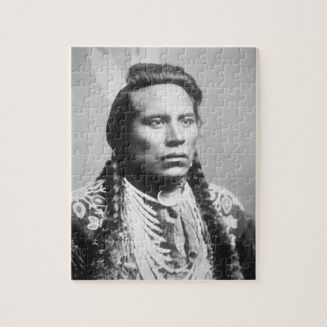 Curley, of the Crow tribe, one of Custer's scouts Jigsaw Puzzle (Vertical)