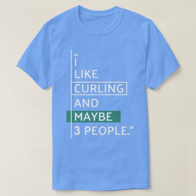 Curling 10 T-Shirt (Design Front)