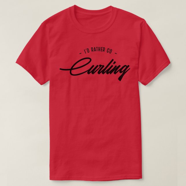 Curling Athlete Essential TShirt Classic TShirt (Design Front)