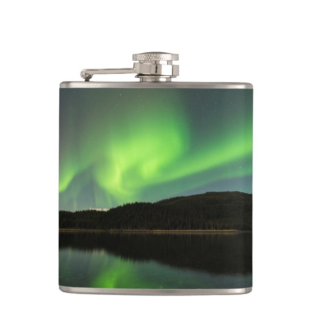 Curling Aurora Flask (Front)