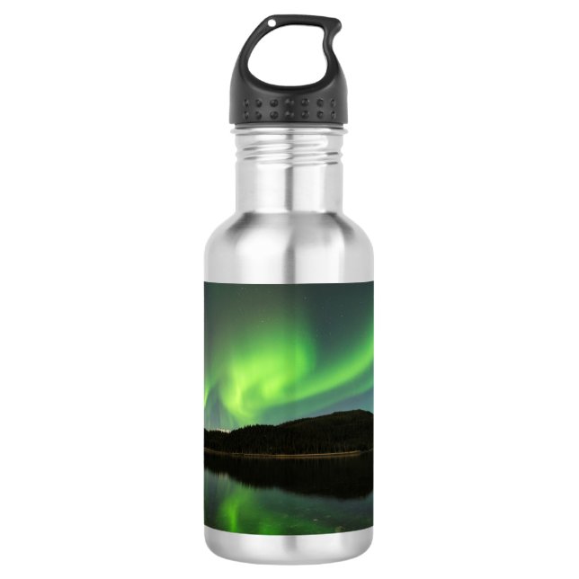 Curling Aurora Stainless Steel Water Bottle (Front)
