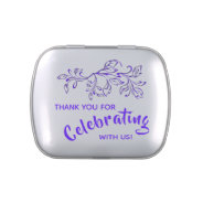 Curling Branch Wedding Candy / First Aid Tin at Zazzle
