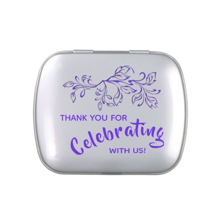 Curling Branch Wedding Candy / First Aid Tin