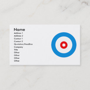 Curling Business Card