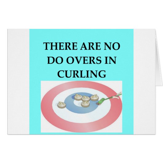 CURLING CARDS (Front Horizontal)